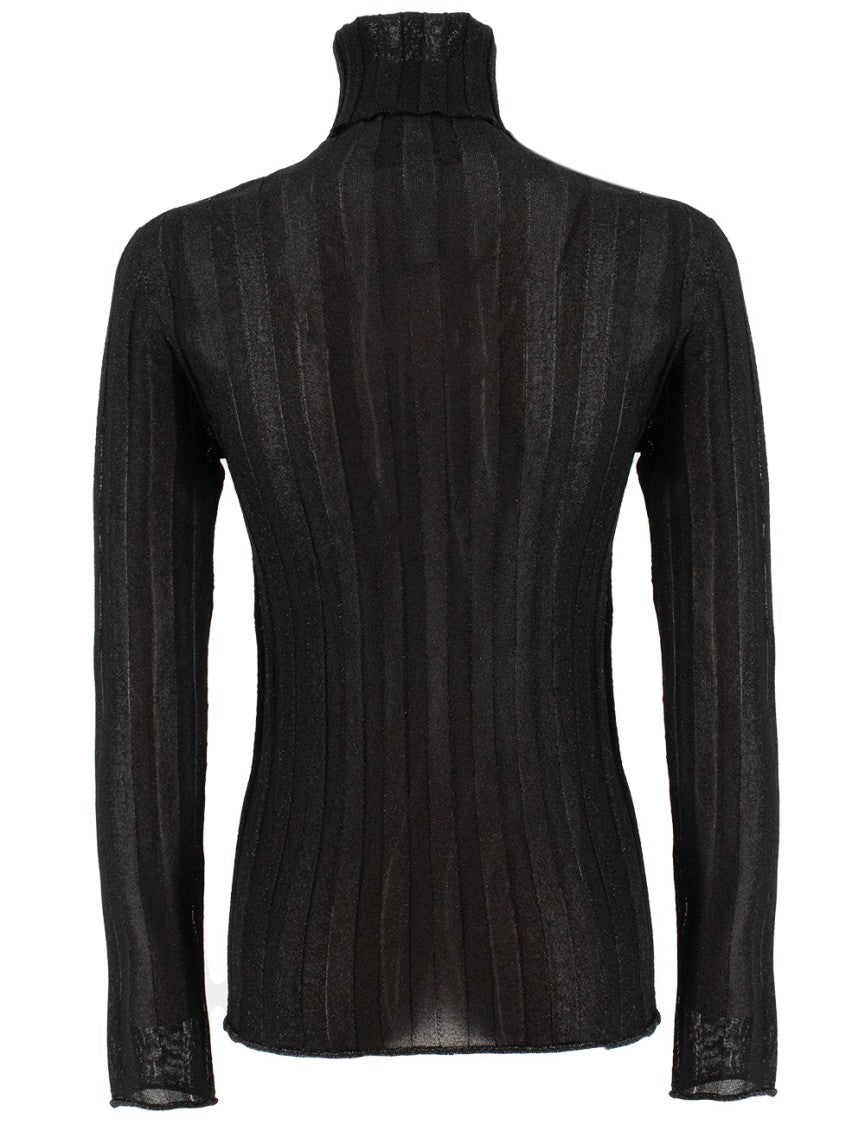 Fabiana Filippi Fitted Ribbed Turtleneck Jumper