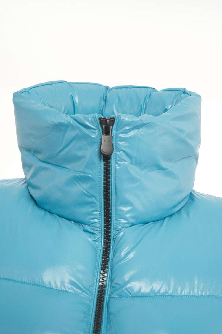 Save The Duck Plumtech-Insulated High-Collar Puffer Gilet