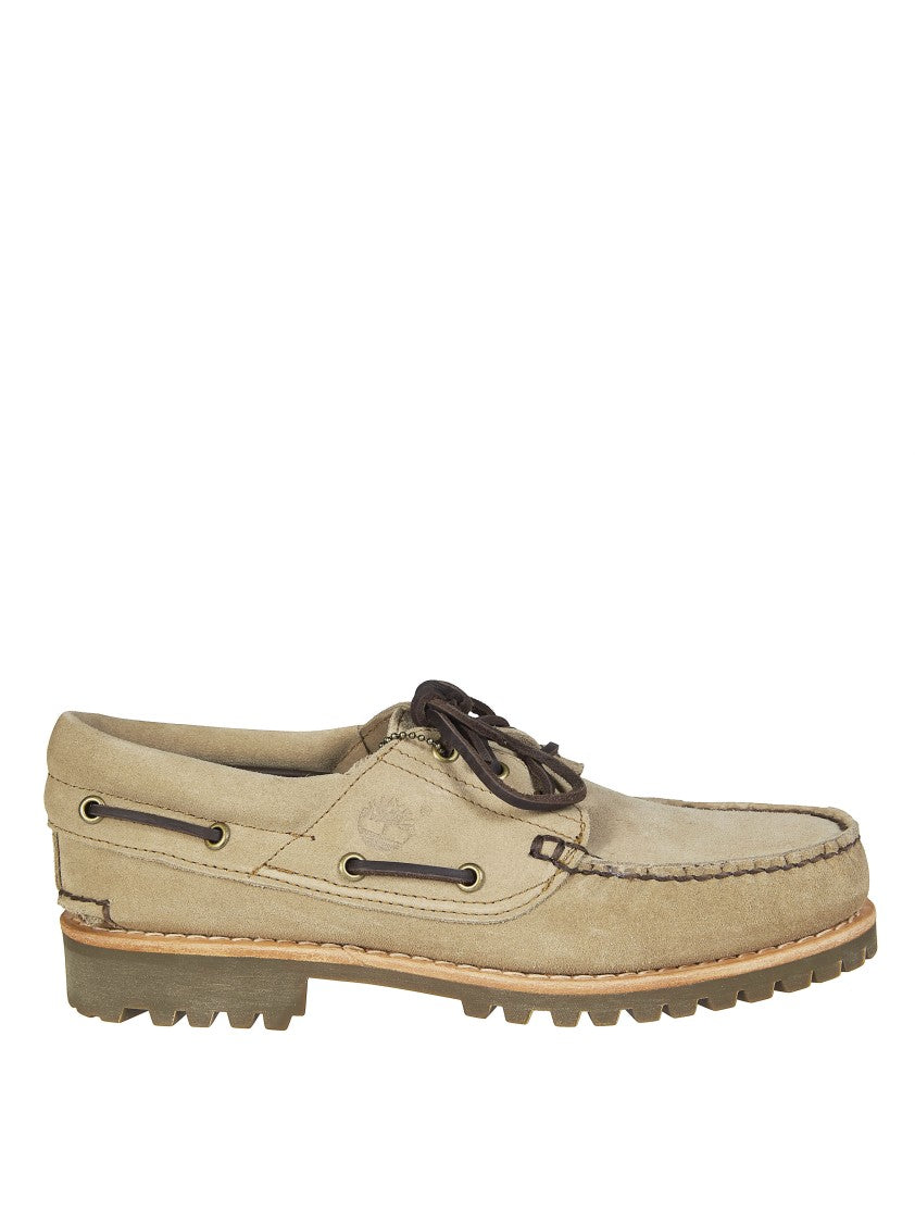 Timberland Brown Suede Lug Pattern Sole Loafers