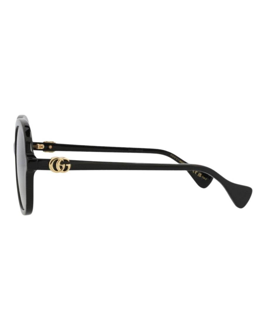 Gucci Round-Frame Acetate Sunglasses