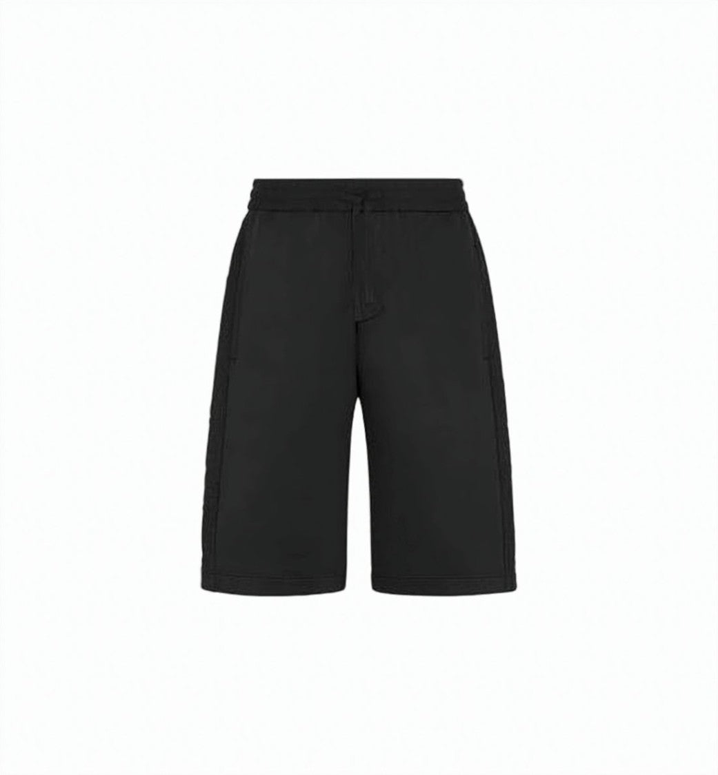 Dior Tailored Black Shorts With Design