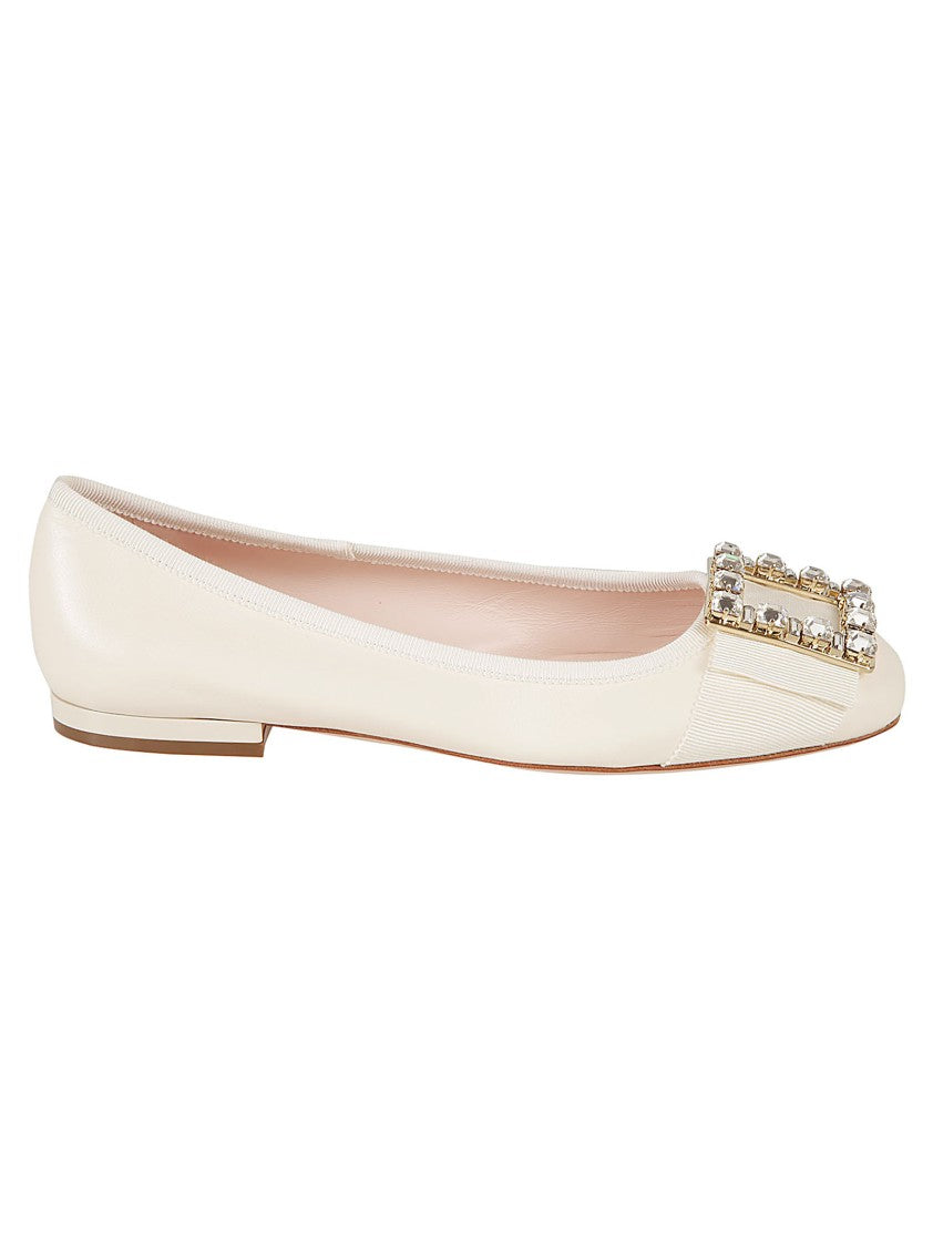 Roger Vivier Rounded Toe Flat Shoes