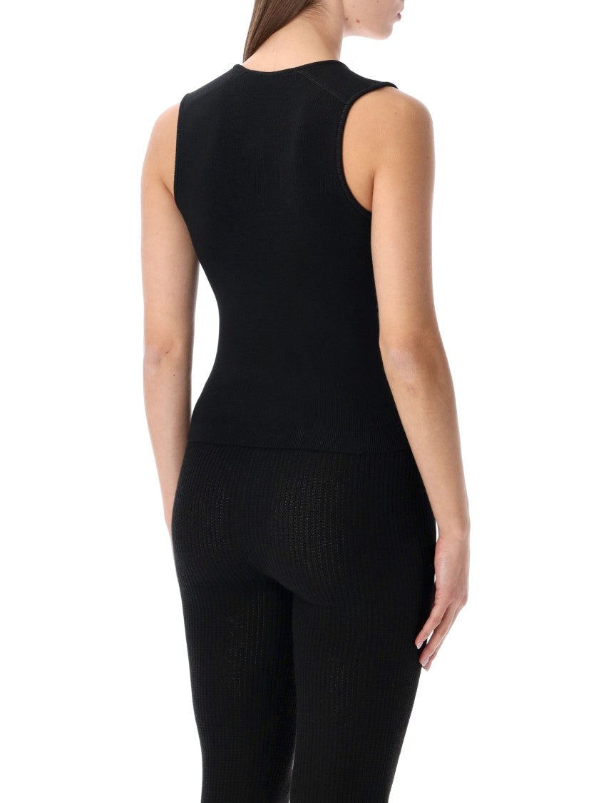 Fear Of God Form-Fitting Ribbed Tank Top With U-Neckline