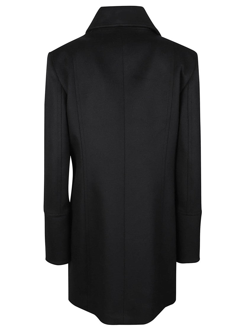 Patrizia Pepe Wool-Blend Asymmetrical Coat