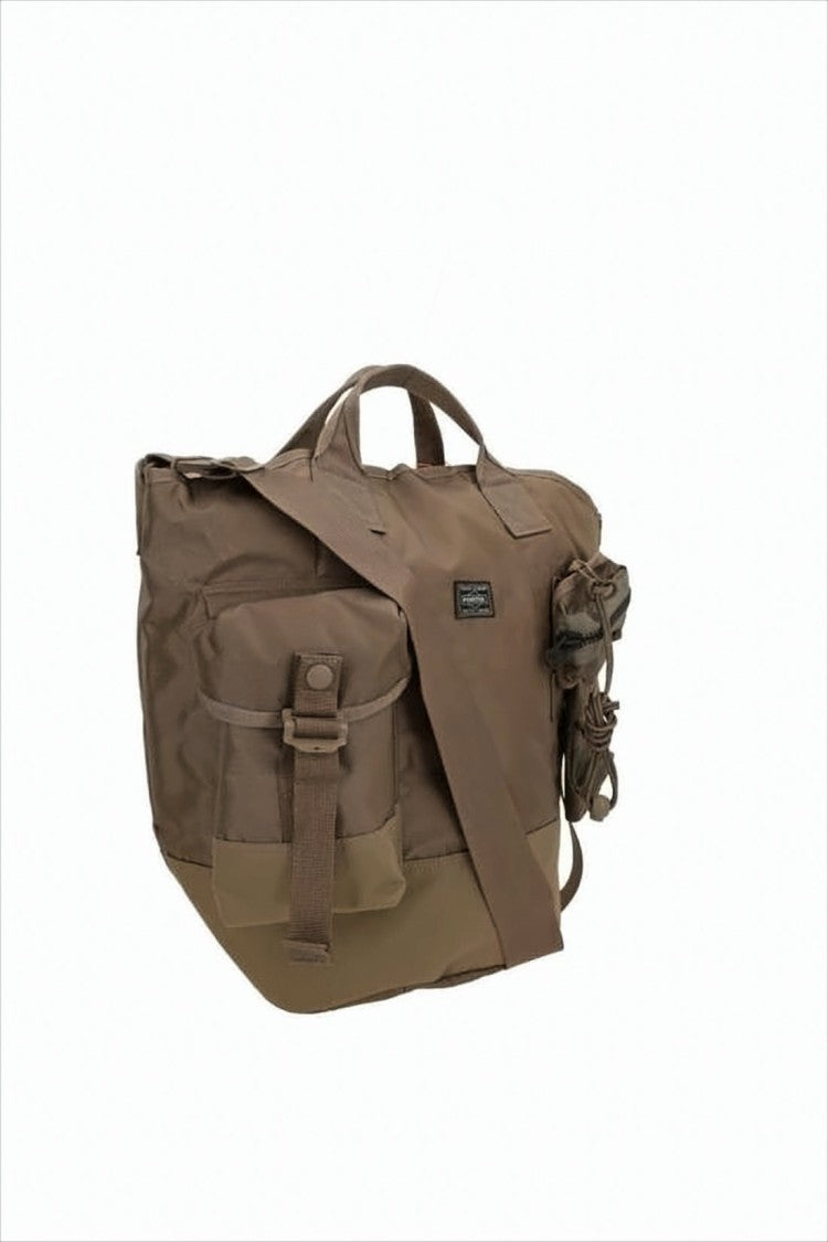 Porter Spacious Nylon Crossbody Bag With Flap