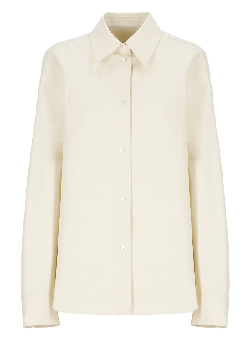 Jil Sander Ivory Compact Light Shirt