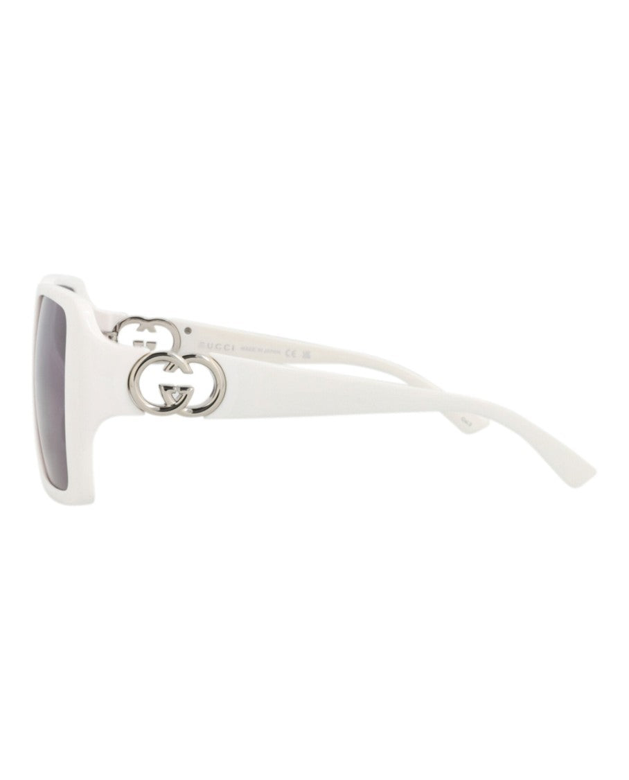 Gucci Square-Frame Injection Sunglasses