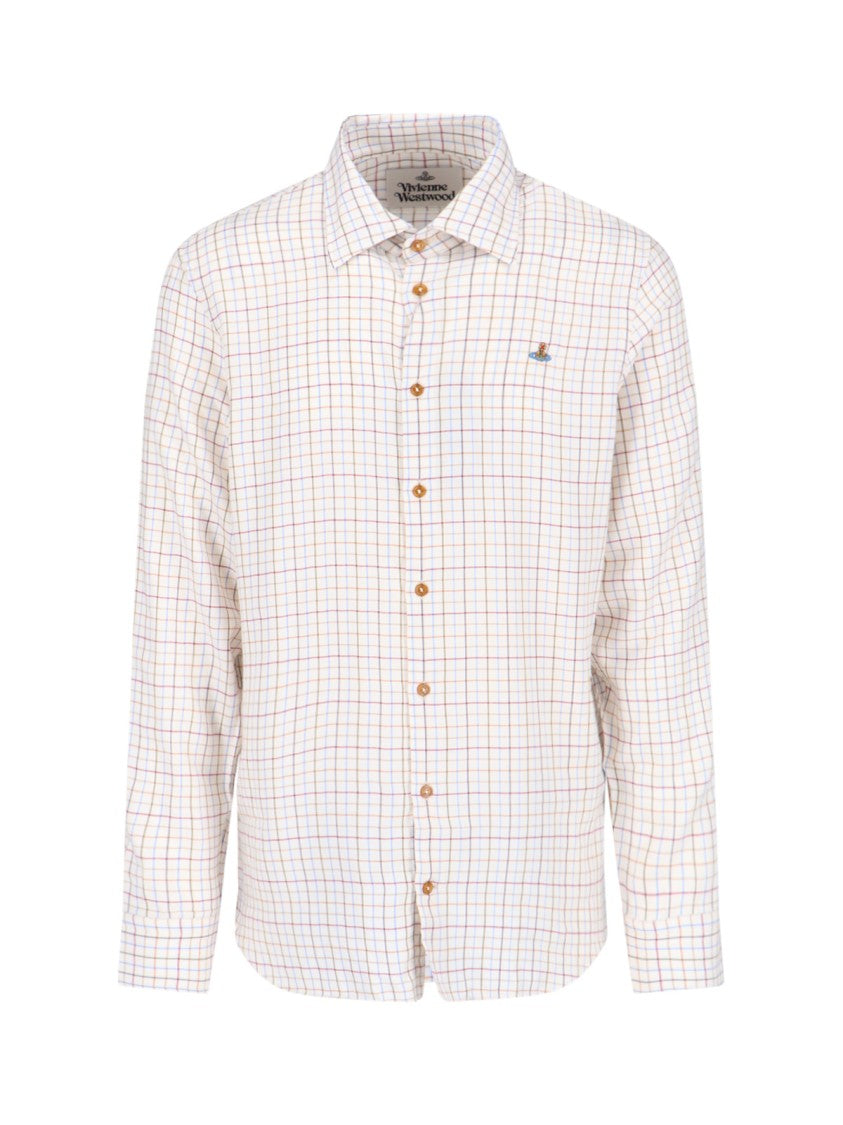 Vivienne Westwood Panna 'Ghost' Plaid Shirt – Panna