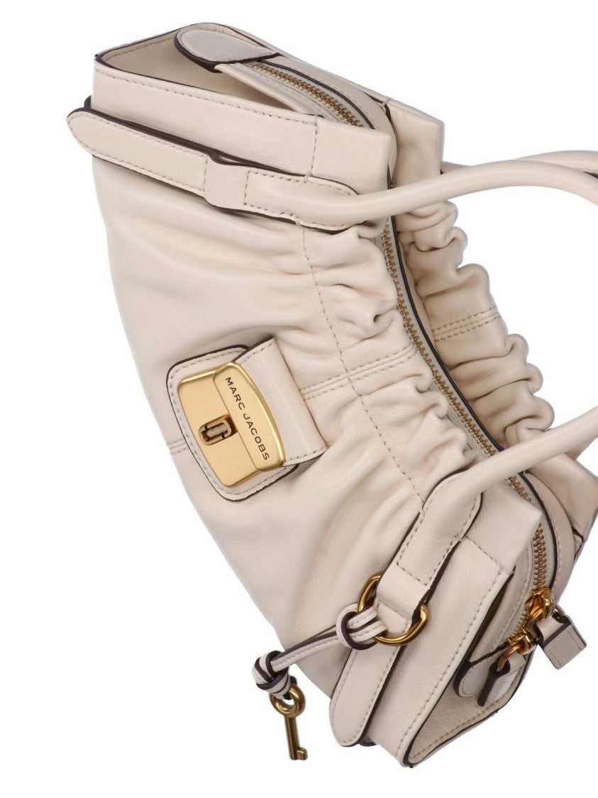 Marc Jacobs White The Christina Lambskin Shoulder Bag
