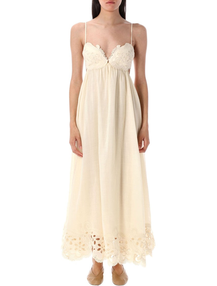 Zimmermann Coco Embroidered Maxi Dress