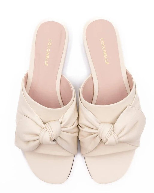 Coccinelle Furoshiki Smoot Front Bow Sandals