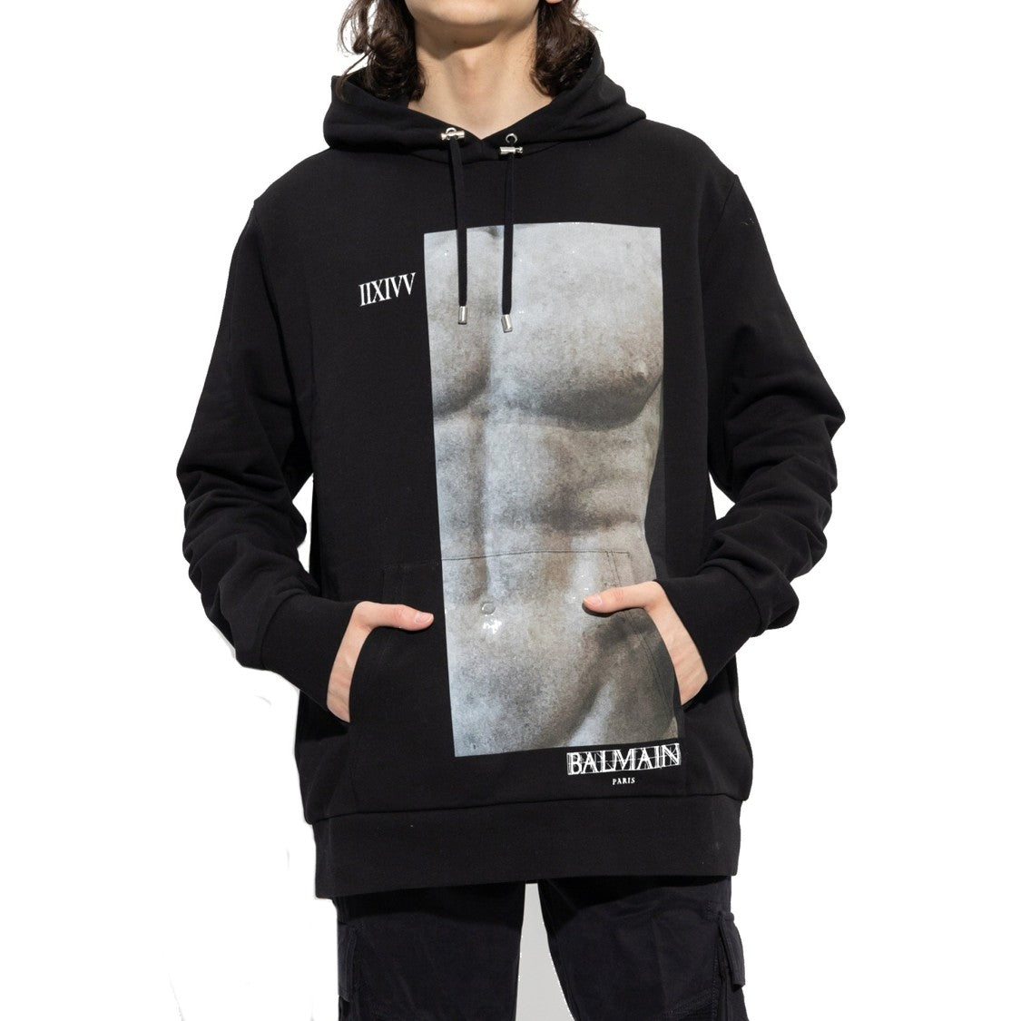 Balmain Cotton Hoodie Sweatshirt