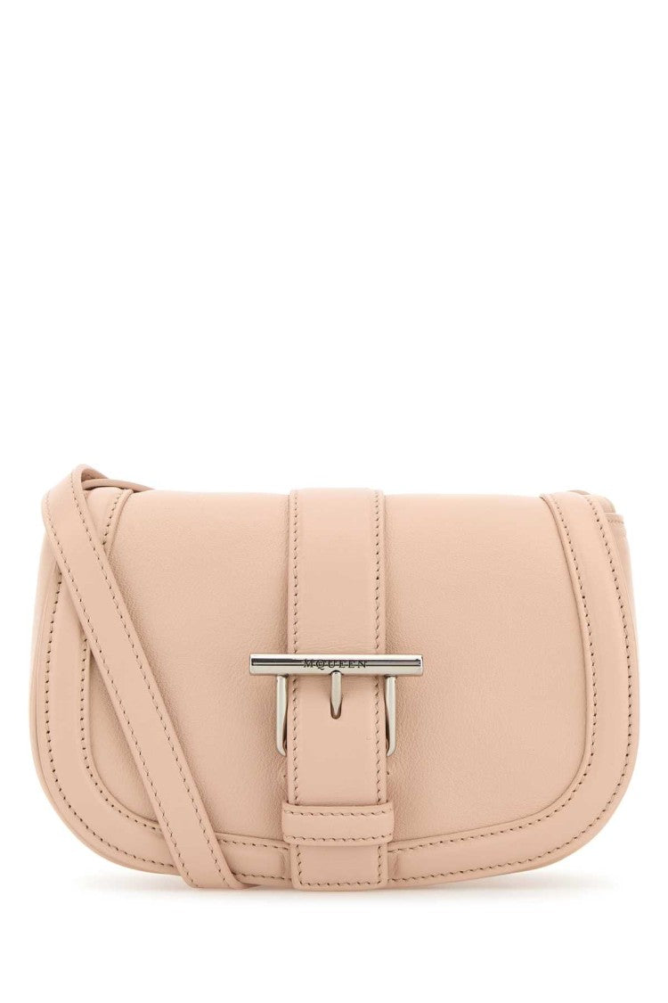 Alexander Mcqueen Pastel Pink Leather Mini Satchel Crossbody Bag