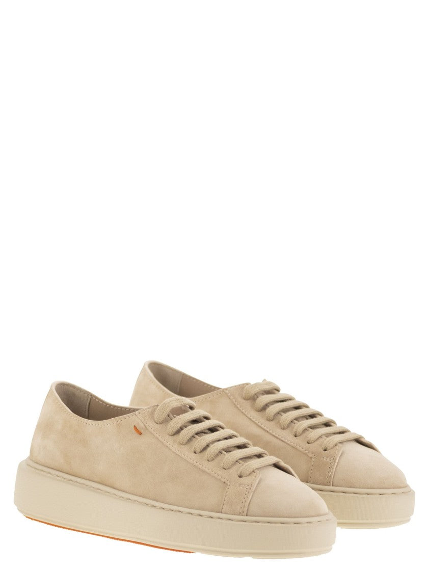 Santoni Suede Sneakers