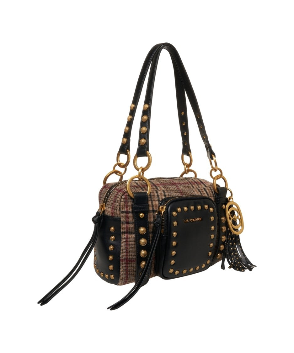 La Carrie Glencheck Shoulder Bag