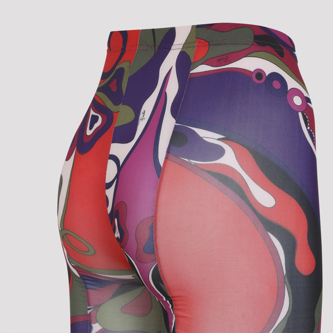 Pucci High-Waisted Slim Fit Leggings With Abstract Pattern