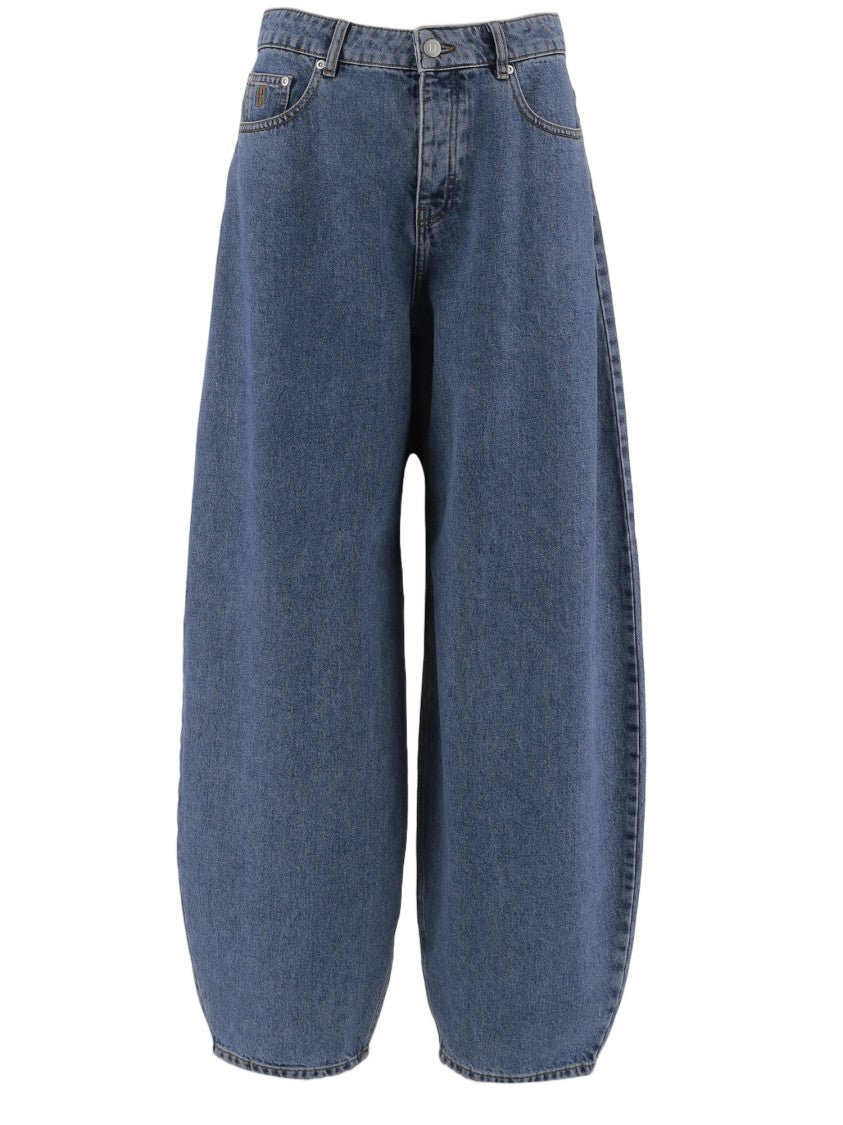 By Malene Birger Wide-Leg Denim Jeans With Classic Five-Pocket Design