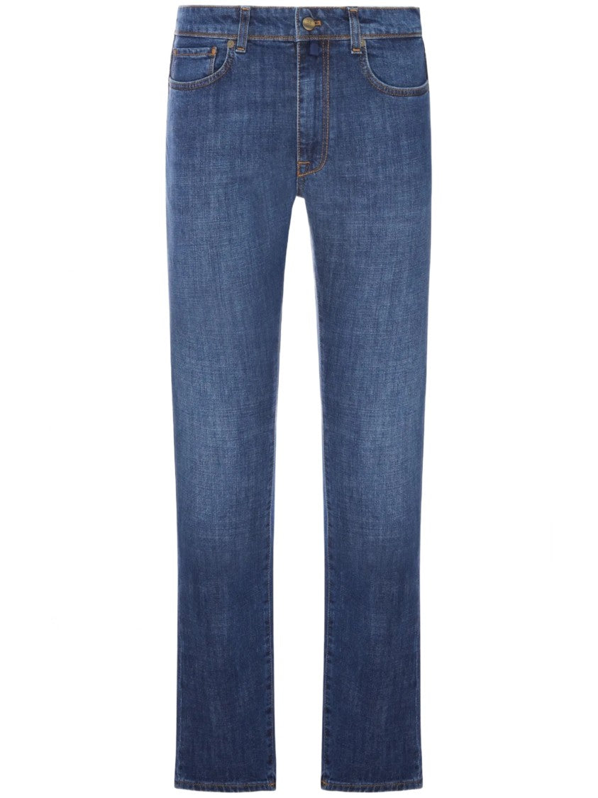 Incotex Classic Straight-Leg Denim Jeans With Timeless Appeal