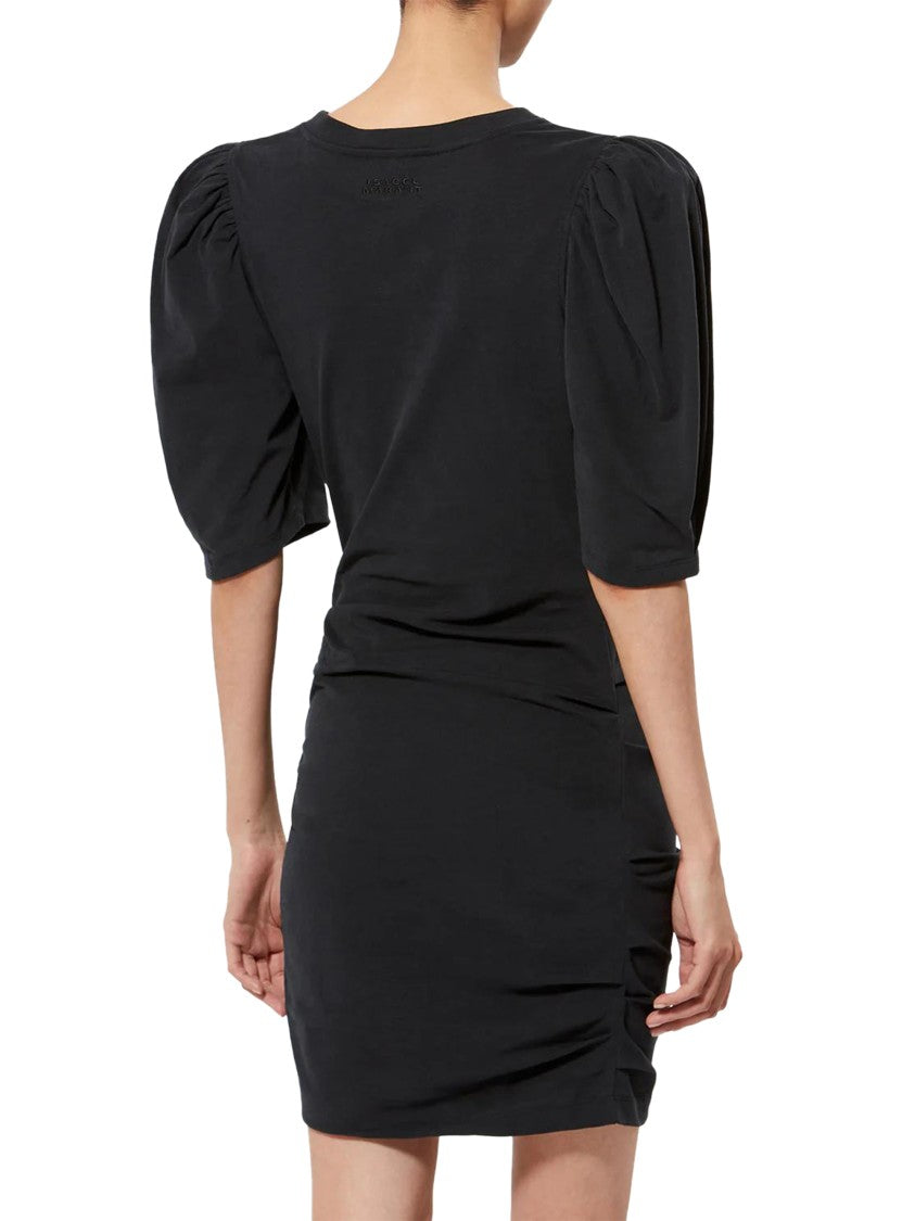 Isabel Marant Étoile Mylda-Gz Ruched Puffed Sleeve Mini Dress