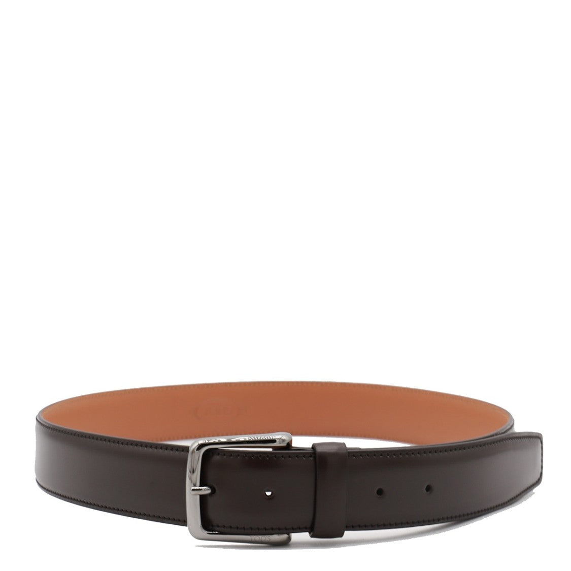 Tod's Dark Leather Lighter Inner Belt