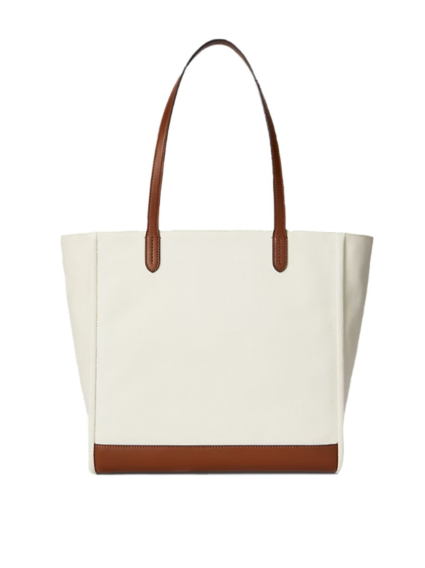 Lauren Ralph Lauren Cmryn Large Canvas/Natural Tote Bag
