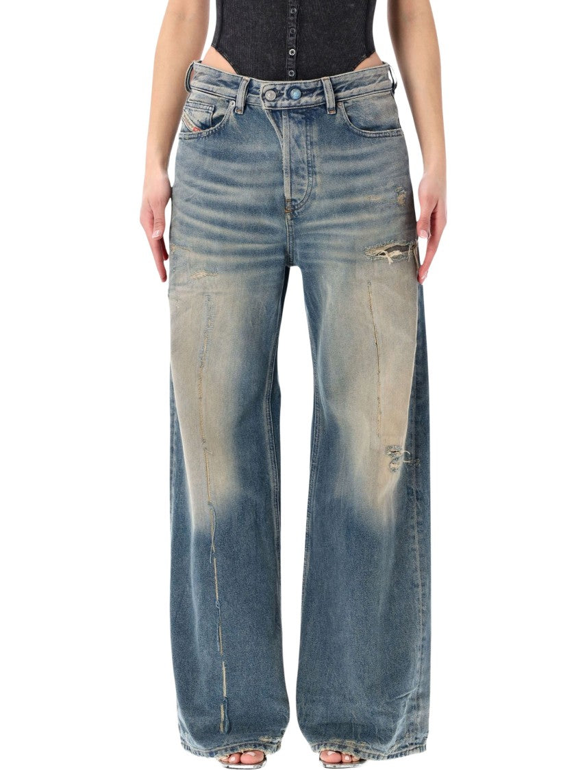 Diesel Dire Relaxed Oversize Denim Jeans