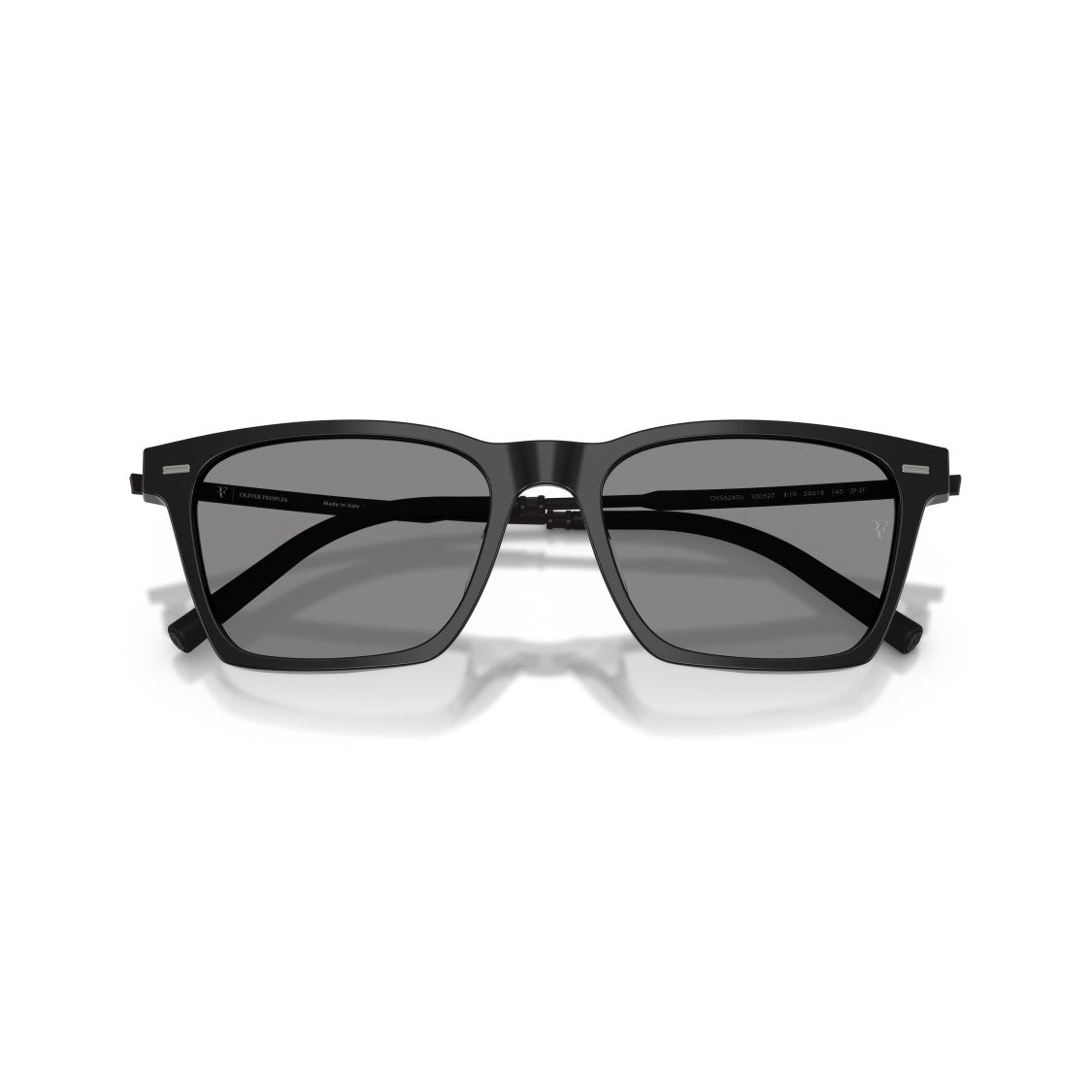 Oliver Peoples 0Ov5624su Sleek Rectangular Sunglasses With Glossy Acetate Front