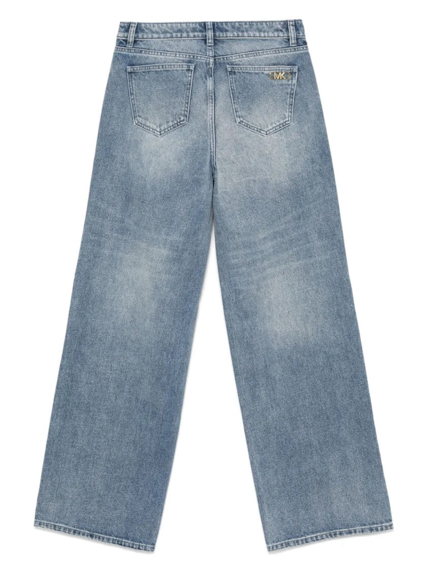 Michael Kors Relaxed Wide Leg Jeans