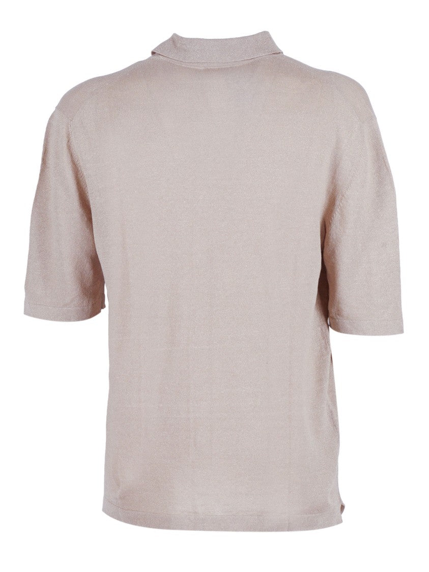 Sette Fili Cashmere Short Sleeve Chest Pocket Casual Shirt