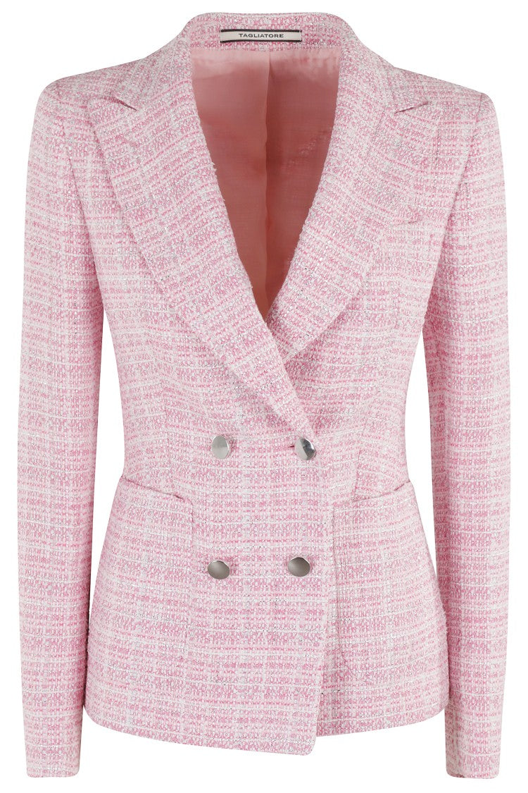 Tagliatore Double-Breasted Blazer With Tailored Silhouette