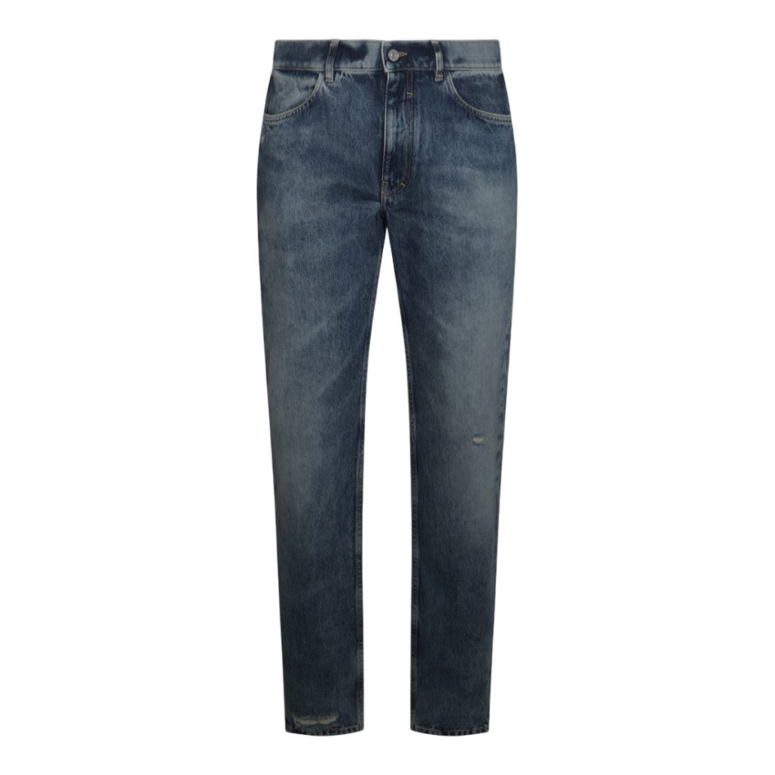 Givenchy Straight-Leg Jeans With Subtle Distressing And Timeless Appeal