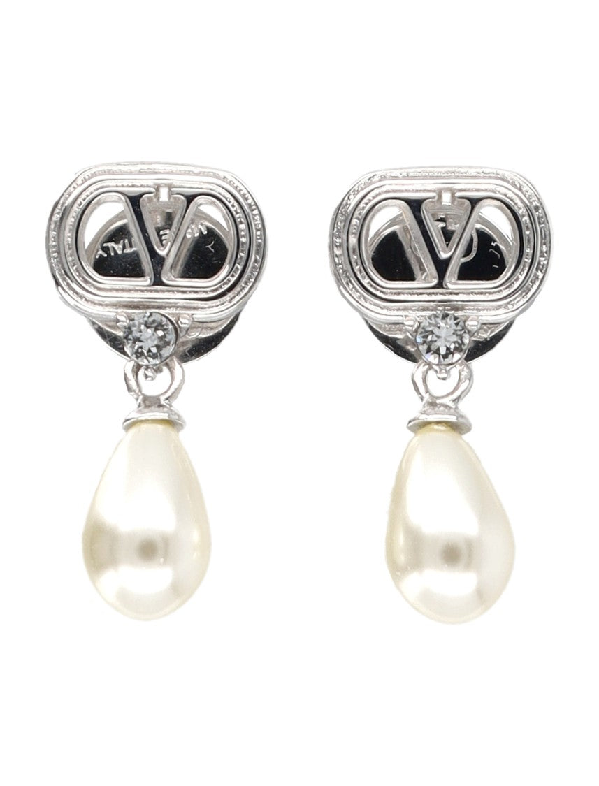 Valentino Garavani Ovalette Earrings With Swarovski Crystals
