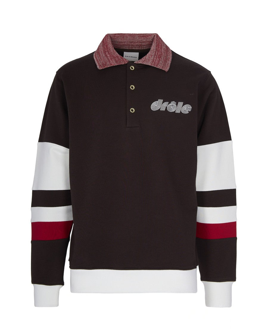 Drôle De Monsieur Dark Brown Polo Sport