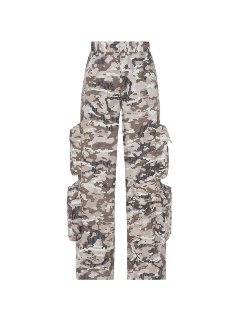 Amiri Camouflage Print Baggy Cargo Pants
