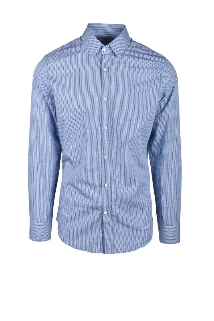 Ballantyne Blue Cotton Shirt