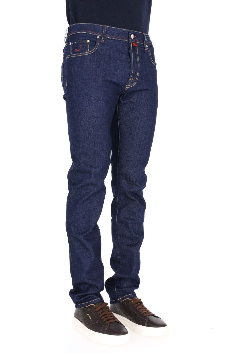 Jacob Cohen Cavallino Bard Fit Red Comfort Denim Jeans