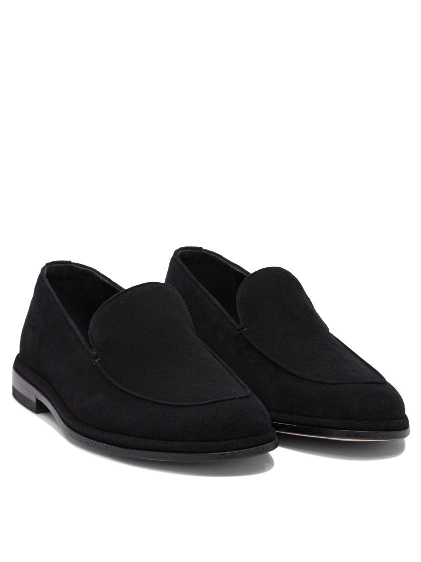 Sturlini Refined Black Leather Loafers