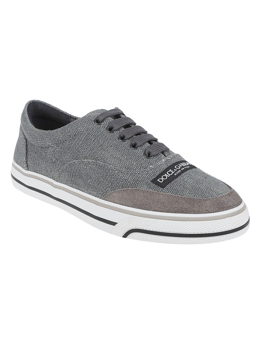 Dolce & Gabbana Multicolore Dg Sailing Sneakers With Textured Upper
