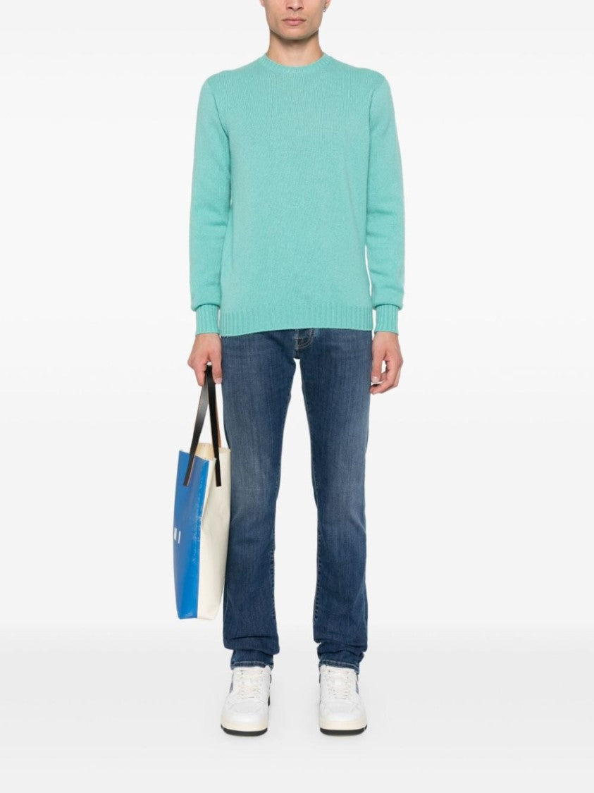 Drumohr Cashmere Crew Neck Sweater