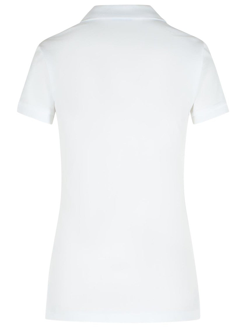 Polo Ralph Lauren Julie' White Cotton Polo Shirt
