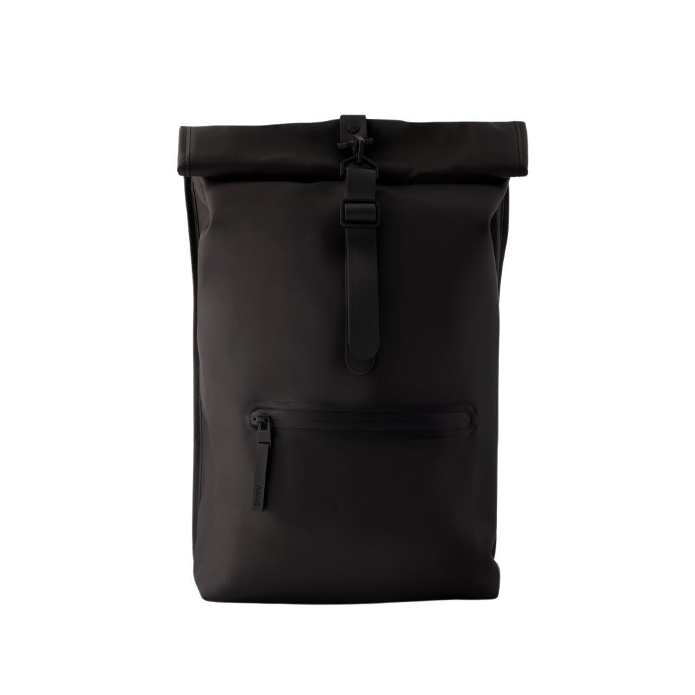 Rains Rolltop Rucksack Backpack - Synthetic - Black
