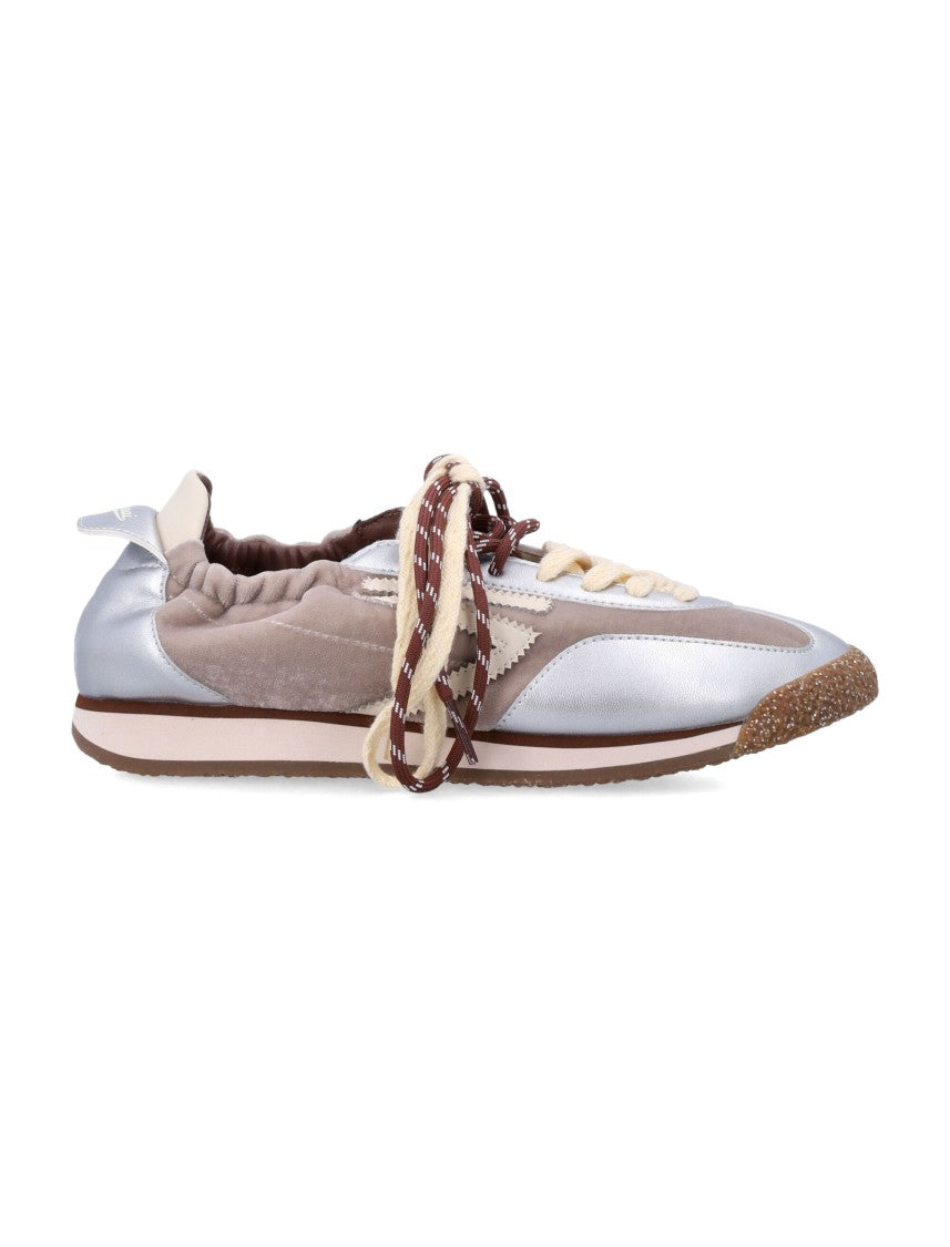 Puraai Panther Velvet Suede Silver Detail Sneakers