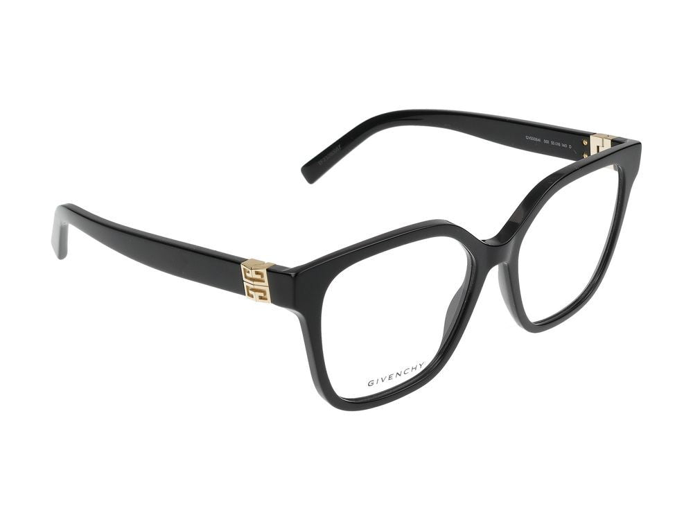 Givenchy Black Oversized Square Eyeglasses