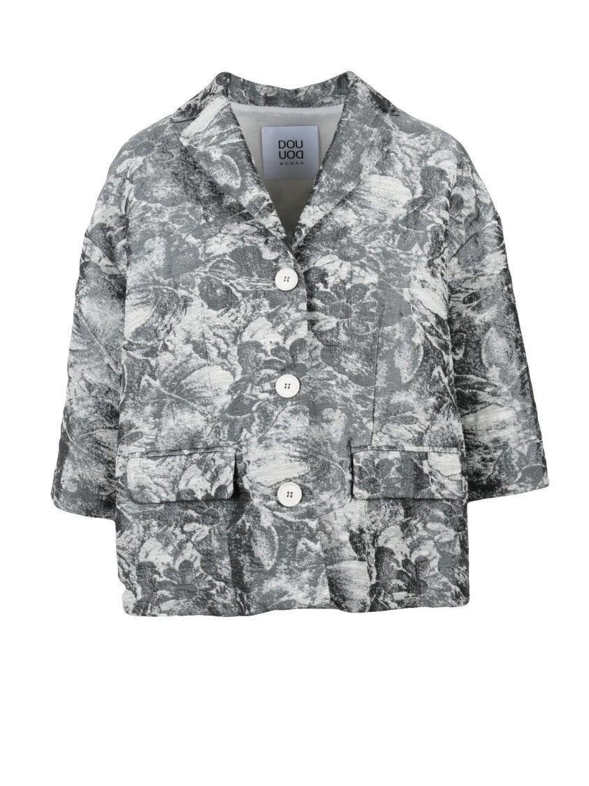 Douuod Oversized Brocade Jacket