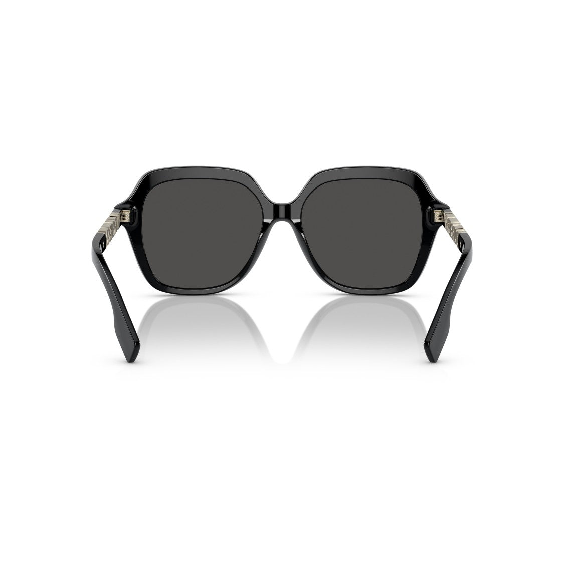 Burberry Oversized Square Frame Sunglasses With Metallic Logo Detail
