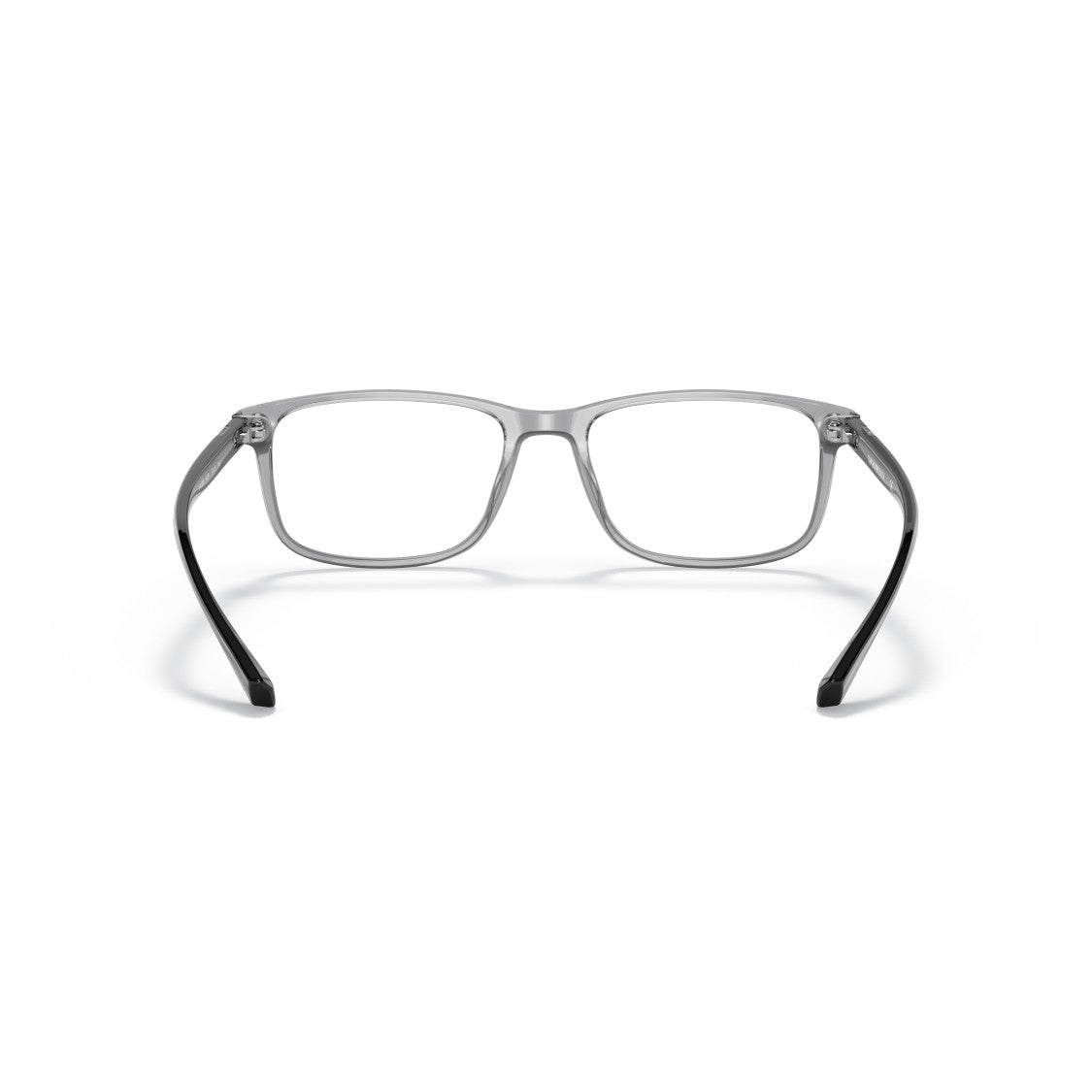Emporio Armani 0Ea3098 Translucent Grey Acetate Rectangular Eyeglasses