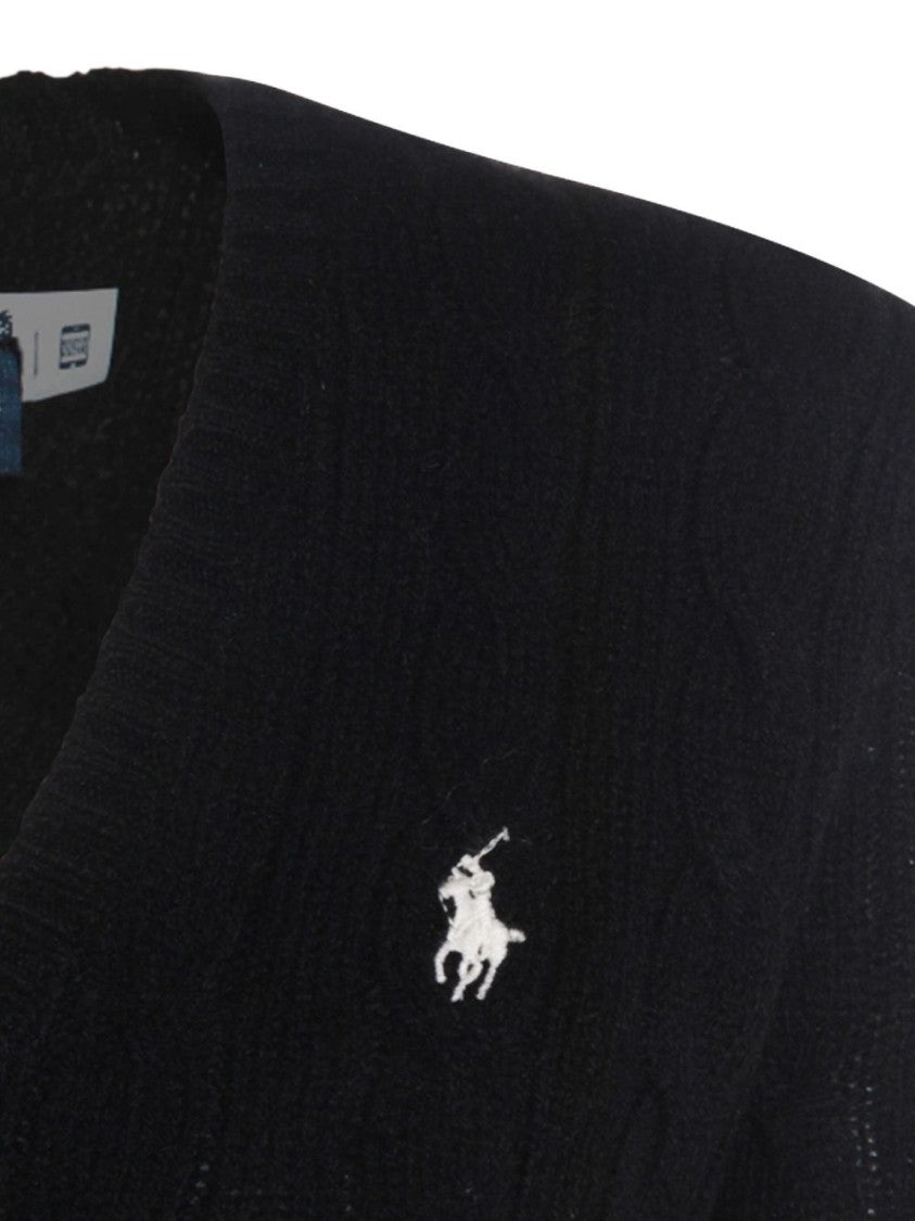 Polo Ralph Lauren Cable-Knit Sweater With V-Neck Design