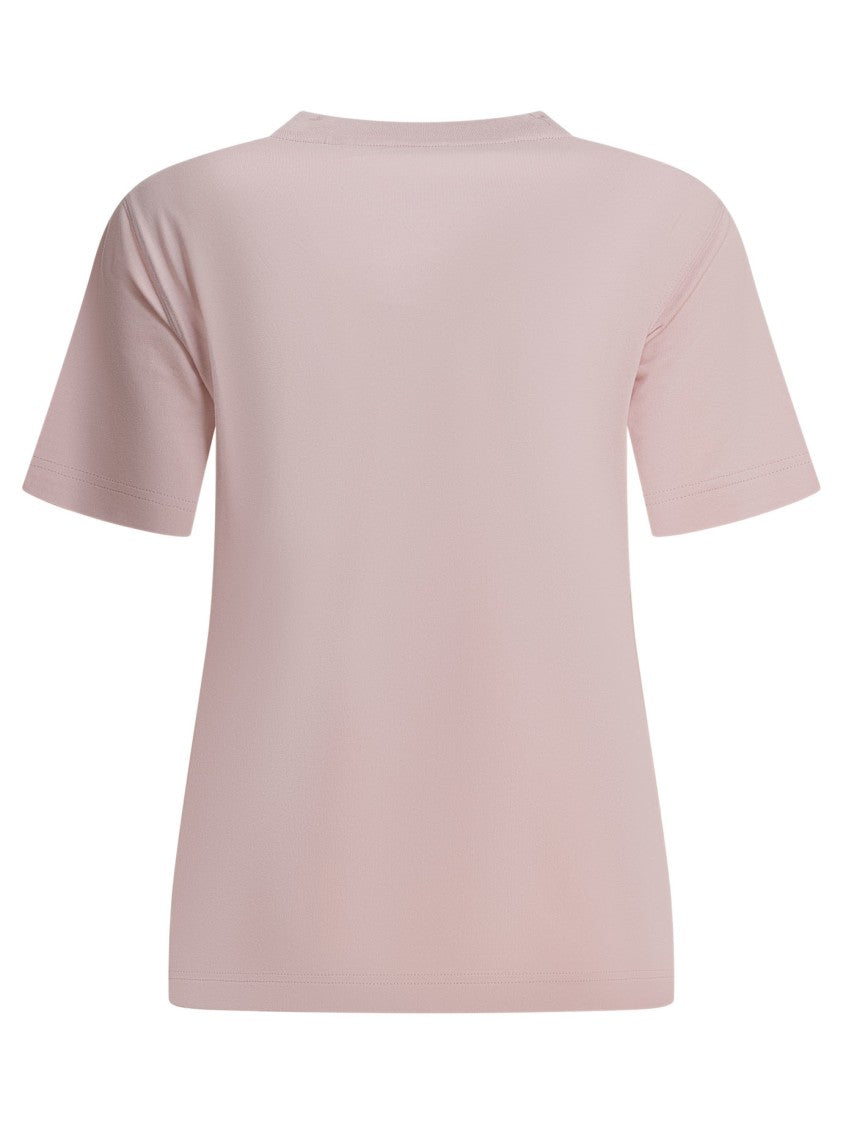 Burberry Embroidered Cotton Jersey T-Shirt With Equestrian Design