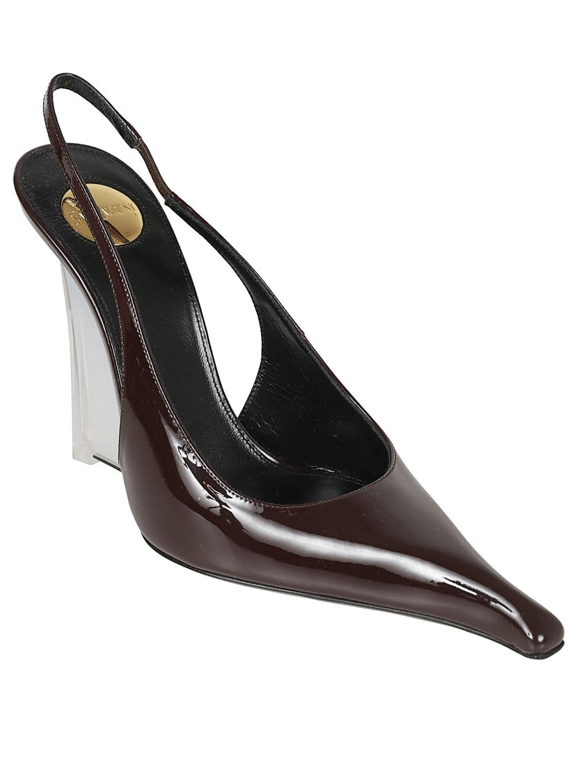 Saint Laurent Brown Calf Leather Shoes