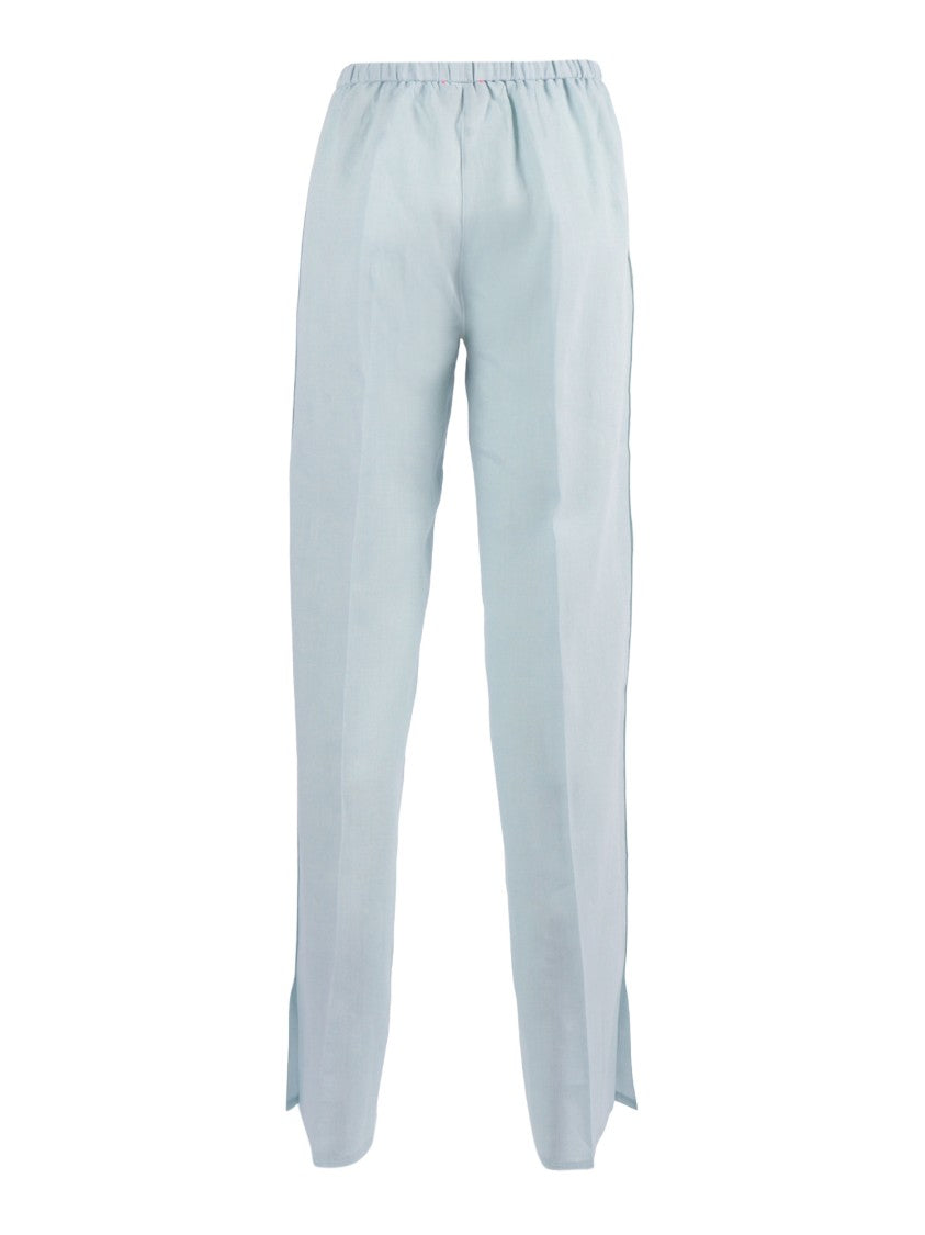 Forte Forte Relaxed Fit Linen Straight-Leg Pants
